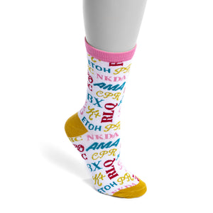 Medical Abbreviation Socks