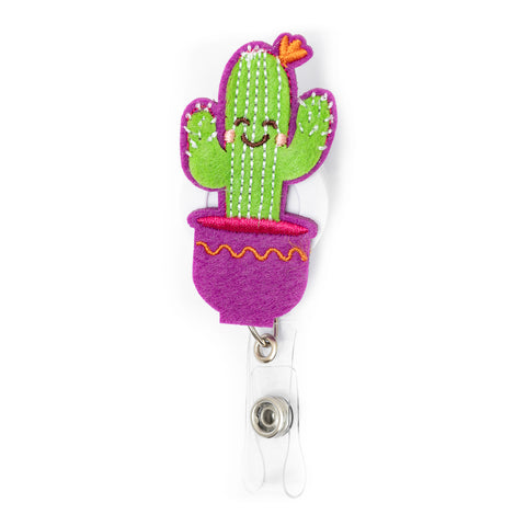 Cactus Badge Holder
