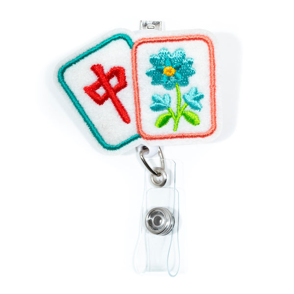 Mahjong Badge Holder