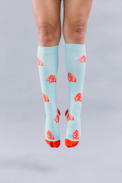 Anatomical Heart Compression Socks